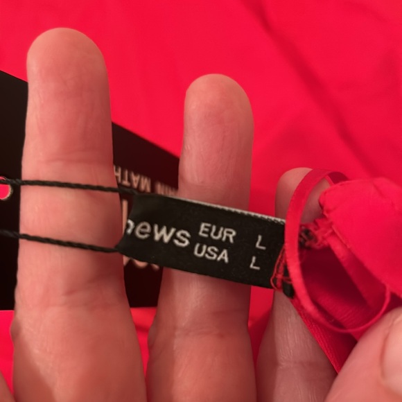 One Shoulder Long Sleeve Cocktail Dress Bodycon - LG - NWT - Picture 5 of 7